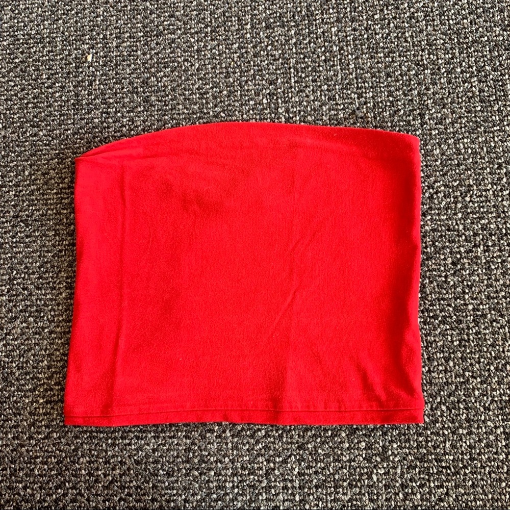 Brandy Melville classic red tube top